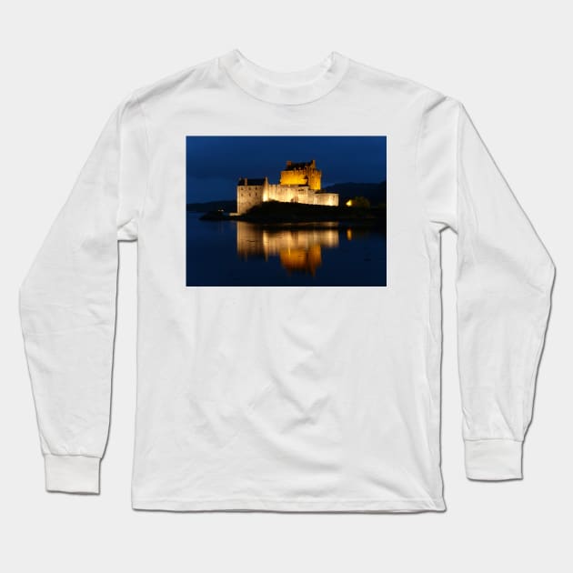 Eilean Donan Castle, Scotland Long Sleeve T-Shirt by Chris Petty